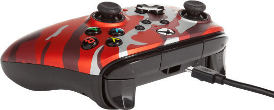 PowerA Enhanced Wired Gamepad for Xbox Series Metallic Red Camo