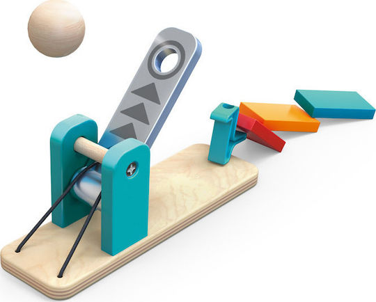 Hape Дървена Конструктивна Игра Robot Factory Domino