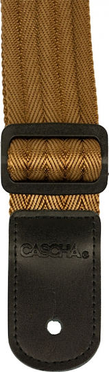 Cascha HH2203 Gurt für Ukulele Braun