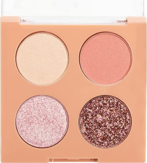 Wet n Wild Shadow Quad Παλέτα με Σκιές Ματιών σε Στερεή Μορφή