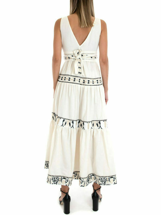 Sommer Maxi Kleid Off White Die folgende Liquid-Vorlage ist eine Vorlage für Produktnamen in der Kategorie "Damenkleider". Übersetzen Sie nur die Textknoten der Liquid-Vorlage in die deutsche Sprache, wobei die ursprüngliche Syntax und HTML-Tags beibehalten werden, und ändern Sie nichts zwischen '{' und '}'. Geben Sie nur die Übersetzung an: Off White