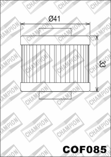 Champion Cof085 Motorcycle Oil Filter 200 for Aprilia Scarabeo