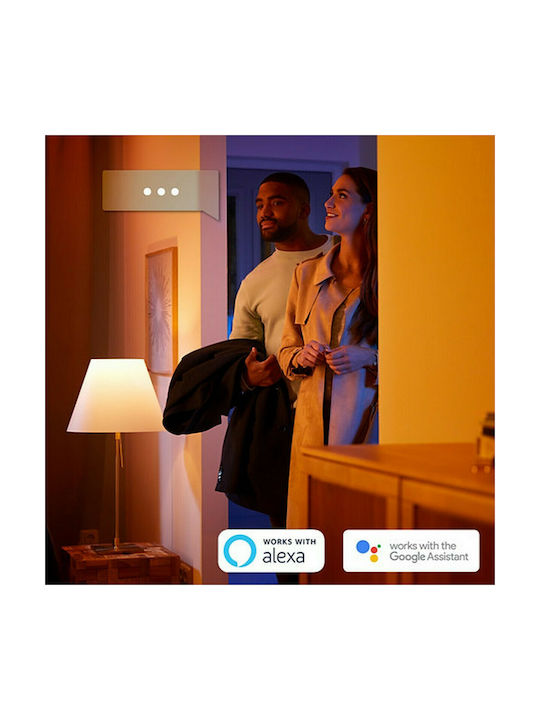 Philips Hue Struana Smart Таванно осветление Баня 36бр Бяла с Вграден LED и Дистанционно Управление