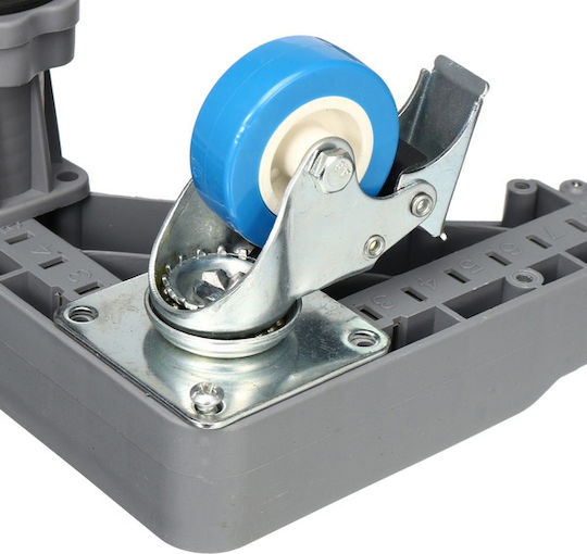 TOOL-0072 Base For Washer/Dryer made of Plastic with Wheels 68x68.8εκ. 1pcs