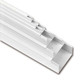 Kassinakis Канал за Кабели от Пластмаса 40x25mm Бял 1м