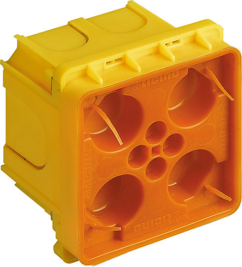 Legrand Flush Electrical Box Branching 2 Elements in Yellow Color