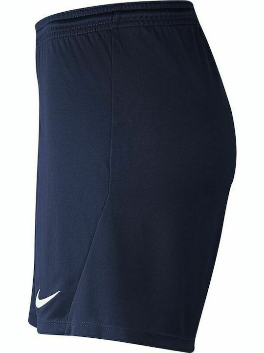 Park III Knit Women's Sporty Shorts Dri-Fit Navy Blue