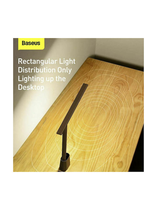 Baseus Smart Eye Series Rechargeable LED Office Lamp Foldable in Gray Color