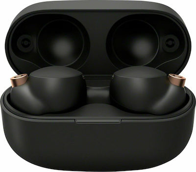 Sony WF-1000XM4 In-ear Bluetooth Handsfree Ακουστικά με Θήκη Φόρτισης Μαύρα