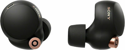 Sony WF-1000XM4 In-ear Bluetooth Handsfree Ακουστικά με Θήκη Φόρτισης Μαύρα