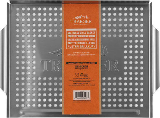 Traeger BAC585 Stainless Steel Cooking Basket for Grill