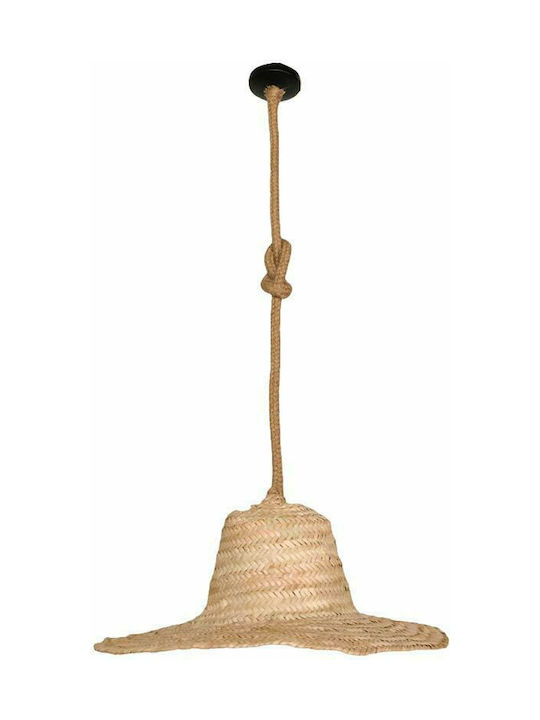 Pendant Light Single-Light for Socket E27 Brown