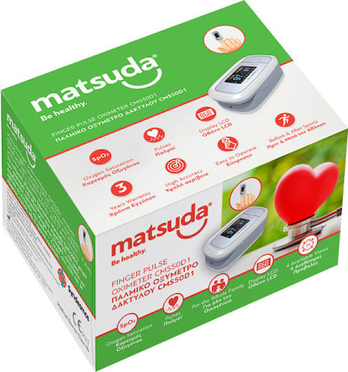 Matsuda CMS50D1 Oximetru de Puls Degetul Gri