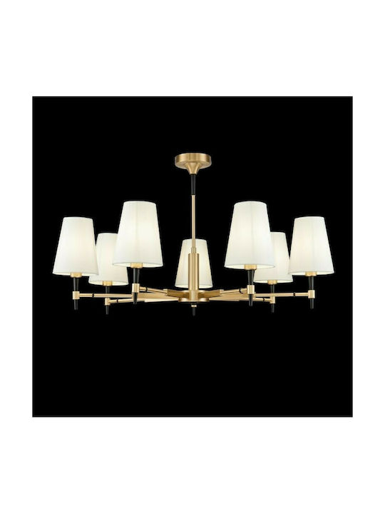 Maytoni Zaragoza Kronleuchter 7xE14 Ø88cm Gold H001CL-07BS