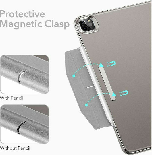 ESR Ascend Flip Cover Silver Grey (iPad Pro 2022 12.9'' / iPad Pro 2021 12.9")