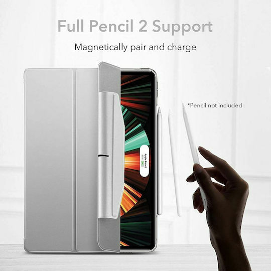 ESR Ascend Flip Cover Silver Grey (iPad Pro 2022 12.9'' / iPad Pro 2021 12.9")