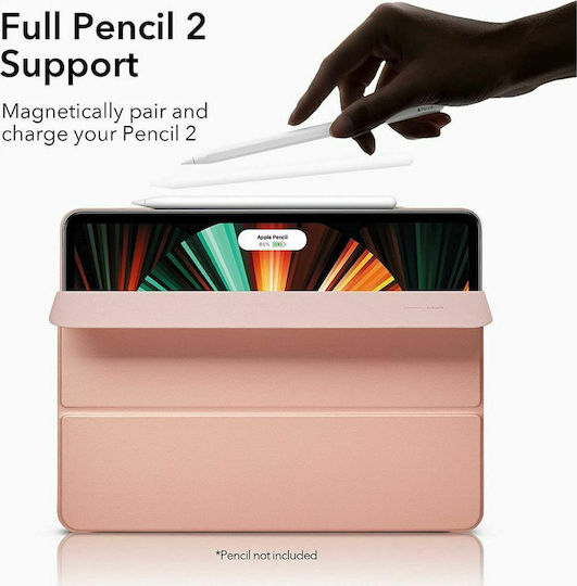 ESR Rebound Flip Cover Magnetic Rose Gold Pentru iPad Pro 2021 12.9" / iPad Pro 2020 12.9"