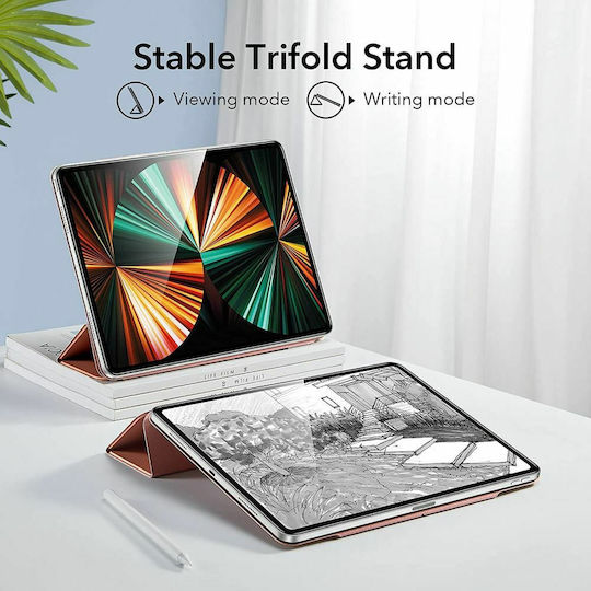 ESR Rebound Flip Cover Magnetic Rose Gold Pentru iPad Pro 2021 12.9" / iPad Pro 2020 12.9"