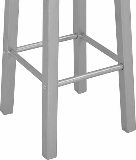 Табуретка Бар Дърво Silver 2бр 30x30x70бр