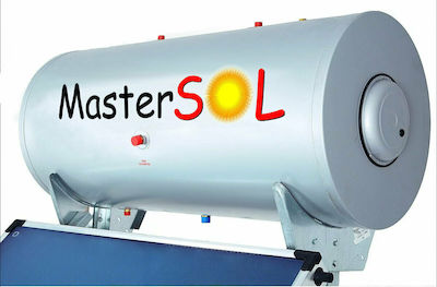 MasterSOL Eco Ηλιακός Θερμοσίφωνας 120 λίτρων Glass Τριπλής Ενέργειας με 2τ.μ. Οριζόντιο Συλλέκτη