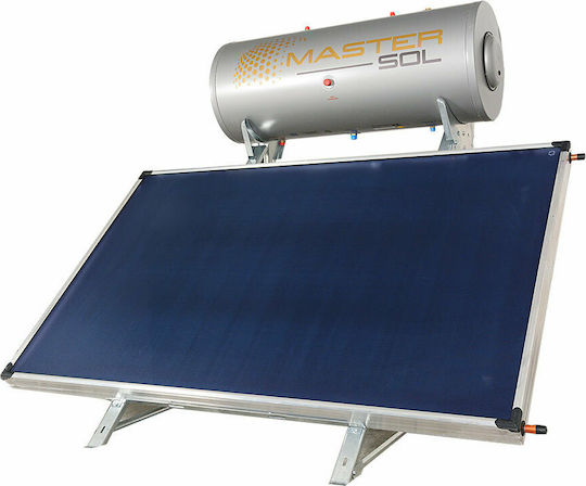 MasterSOL Eco Solar-Warmwasserbereiter 200Es Glas Dreifache Energie 2.75qm Horizontal Auswahl