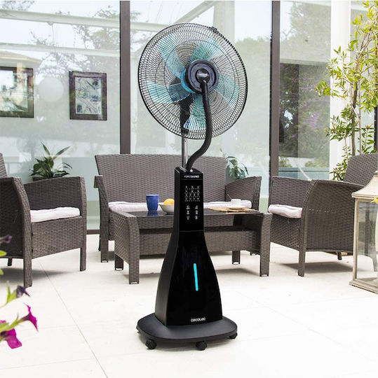 Cecotec EnergySilence 690 FreshEssence Ανεμιστήρας Υδρονέφωσης 90W Διαμέτρου 40cm με Τηλεχειριστήριο Μαύρος
