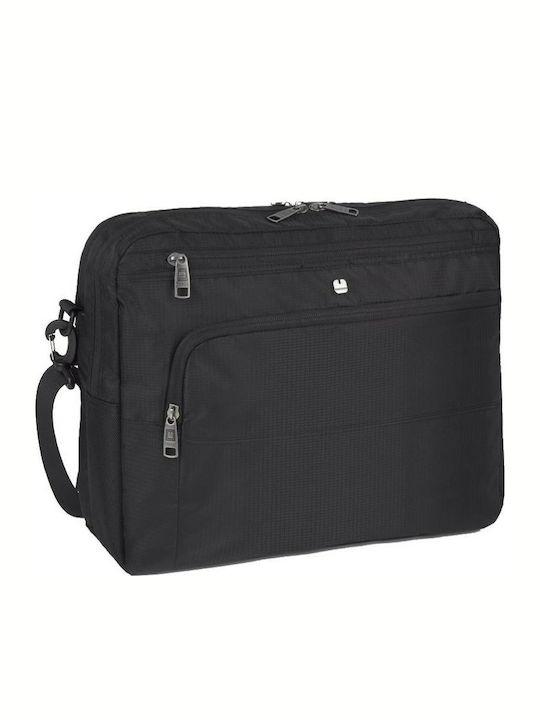Gabol Αδιάβροχη Τσάντα Ώμου / Χειρός για Laptop 15.6" σε Μαύρο χρώμα 410620