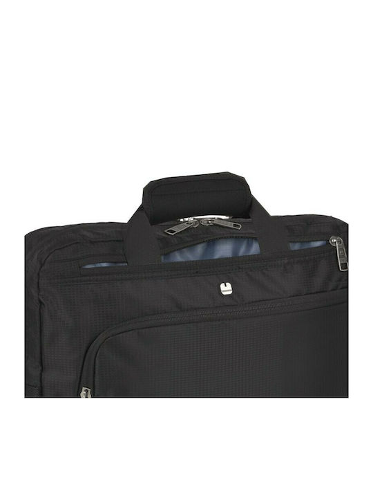 Gabol Αδιάβροχη Τσάντα Ώμου / Χειρός για Laptop 15.6" σε Μαύρο χρώμα 410620