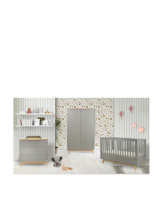 Bebe Stars Babybett Oslo Grau