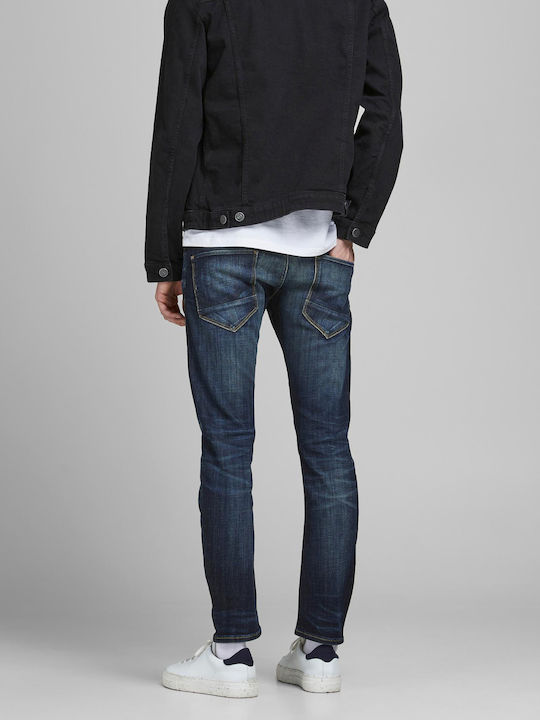 Jack & Jones Herren Jeanshose in Slim Fit Blue Denim