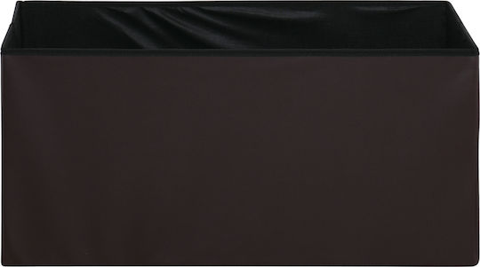 Taburet cu Spațiu de Depozitare Tapițat cu Piele Sintetică Orion Maro Închis 80x38x38cm E7043,2