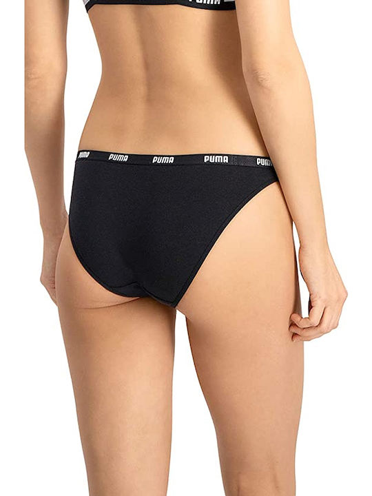 Puma Γυναικεία Slip 2Pack Μαύρα