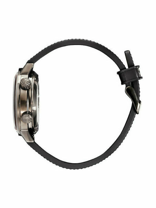 Lip Watches Men's Watch 41mm Automatic with Black Rubber Strap