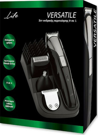 Life Versatile Set Reîncărcabilă Mașină de Tuns Negru 221-0221