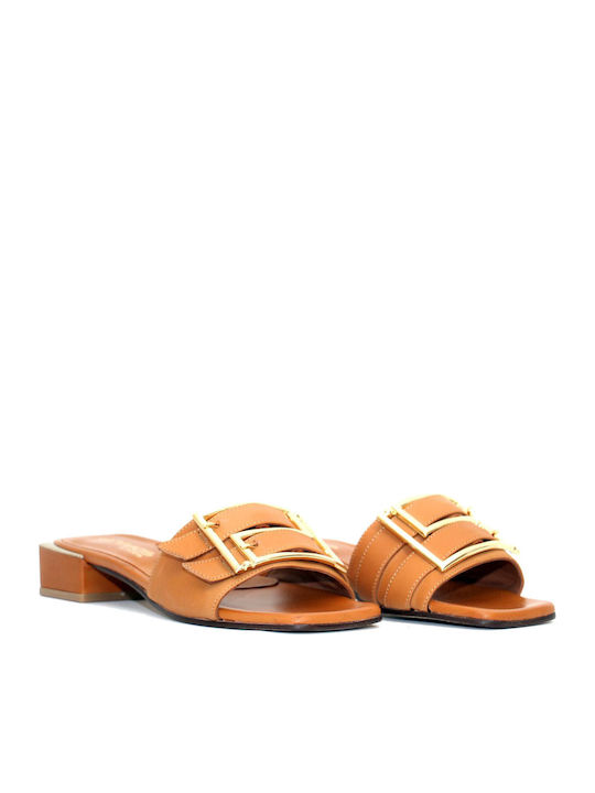 Women's sandals Anteos 21439 Tabac Leather