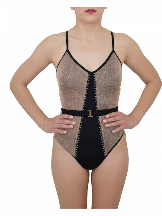 Bronze One Piece Swimsuit