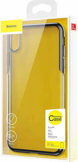 Baseus Shining Back Cover Silicone Black for iPhone X / XS