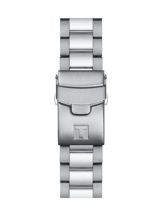 Tissot Seastar 2000 Professional Powermatic 80 Мъжки Часовник 46мм Хронограф Автоматичен Сребрист