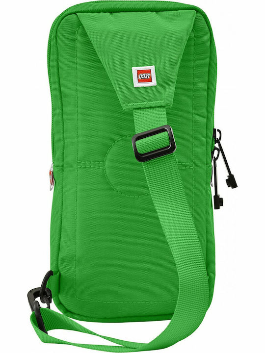 Lego Brick 1x2 School Bag Backpack Kindergarten in Green color