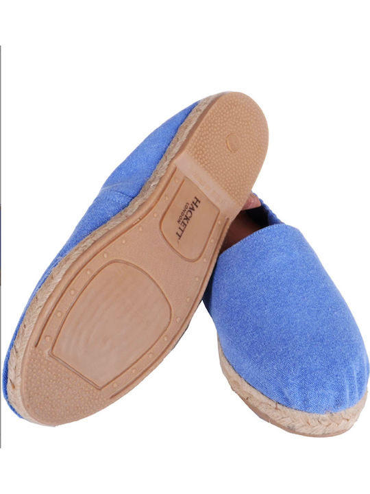 Hackett Washed Lin Espadrillos Albastru luminos