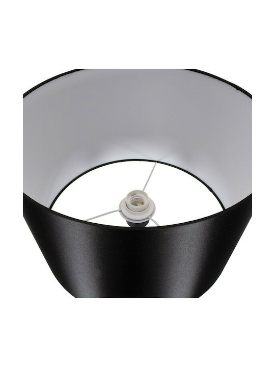 GloboStar Ashley Floor Lamp H145xW35cm. with Socket for Bulb E27 Black