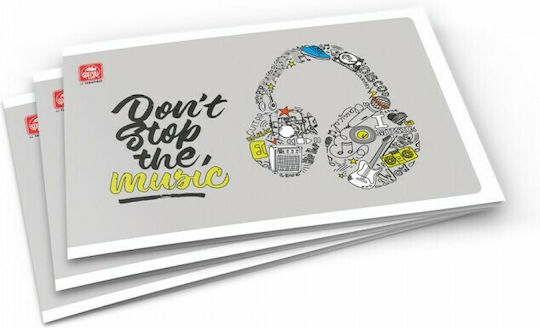Typotrust Notebook Music B5 40 Sheets Special 1pcs (Μiscellaneous Designs/Colors)