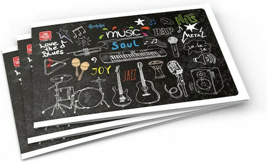 Typotrust Notebook Music B5 40 Sheets Special 1pcs (Μiscellaneous Designs/Colors)