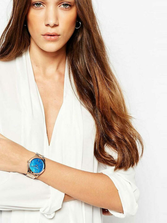 Michael Kors Watch Ρολόι Μπαταρίας με Μεταλλικό Μπρασελέ