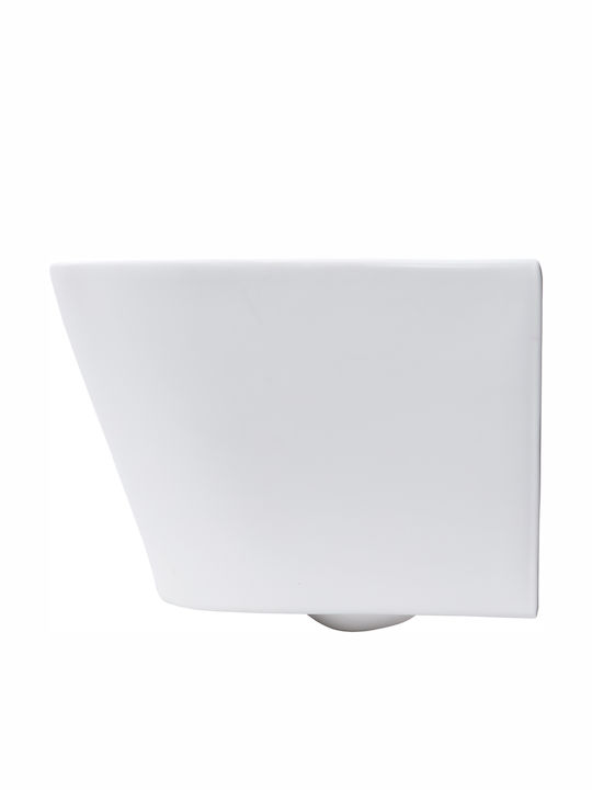 Swiss Aqua Technologies Infinitio Λεκάνη Κρεμαστή Rimless με Slim Κάλυμμα Soft Close White Matt