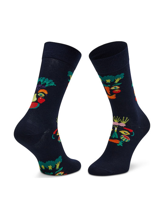 Happy Socks Γυναικείες Κάλτσες με Σχέδια Μαύρες