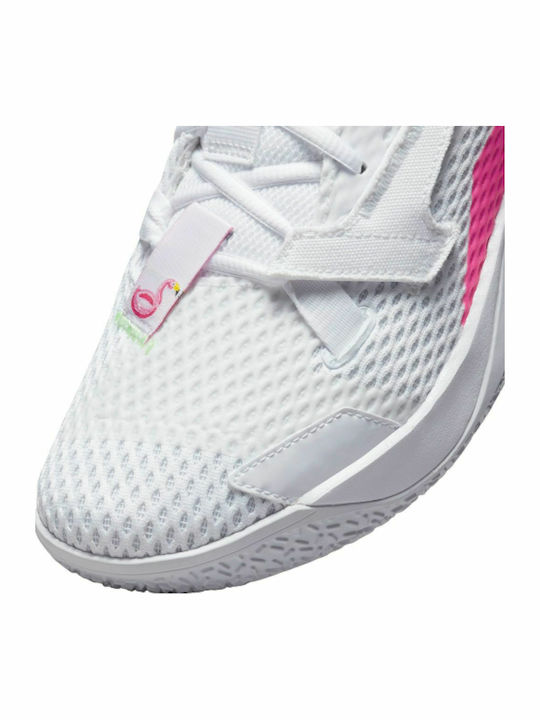 Why Not Zer0.4 Χαμηλά Μπασκετικά Παπούτσια White / Citron Pulse / Hyper Pink / Lime Glow