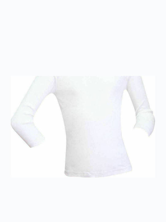 Minerva Kids' Undershirt Long-sleeved White