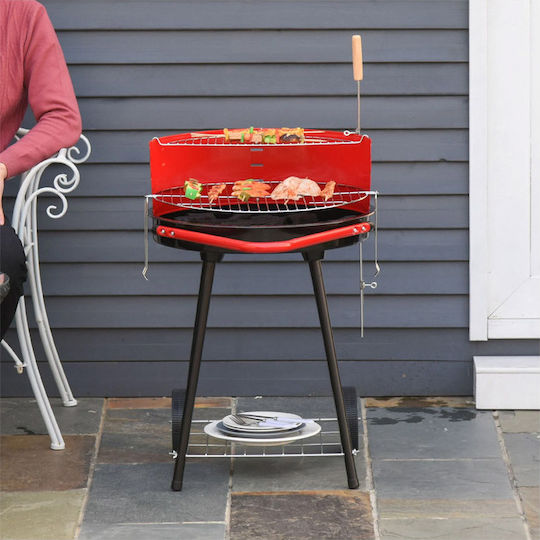 Outsunny Holzkohlegrill 67x67cm