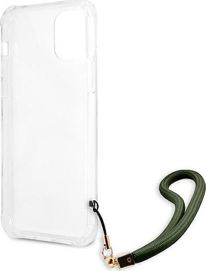 Guess Camo Задна корица Пластмаса Каки (iPhone 12 / 12 Pro)